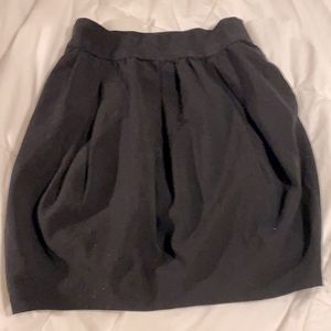 Black bubble skirt